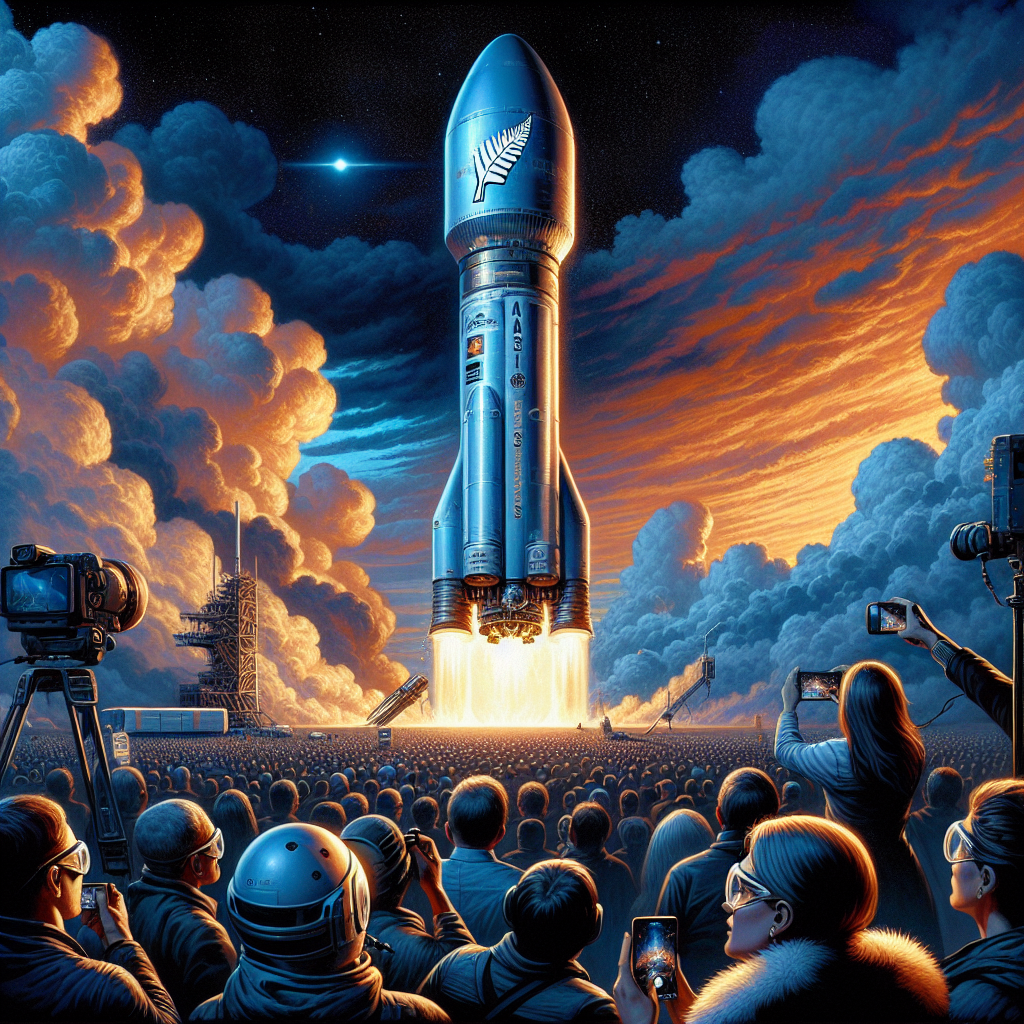 Representation of Blue Origin Launches First New Zealander to Space on Historic NS-32 Mission